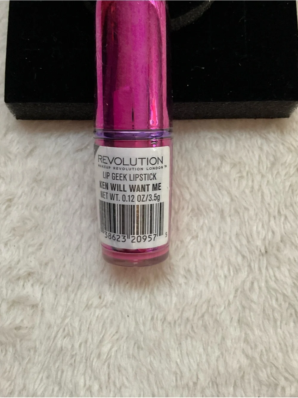 Revolution Metallic Hot Pink Lipstick Tube